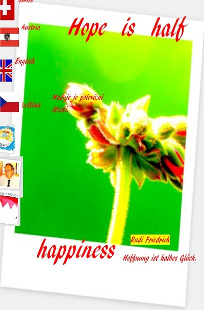 'Cover von Hope is half happiness Němec Angličtina čeština English  German'-Cover