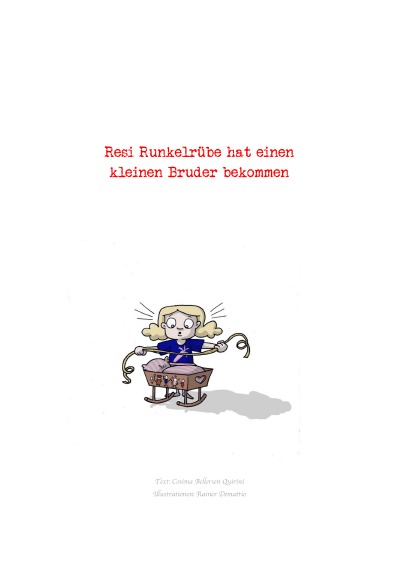 'Resi Runkelrübe hat einen kleinen Bruder bekommen'-Cover
