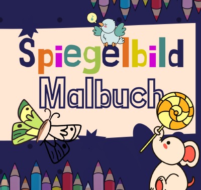 'Spiegelbild Malbuch'-Cover