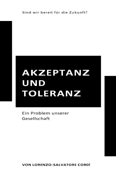 'Cover von Akzeptanz und Toleranz ein Problem unserer Gesellschaft'-Cover