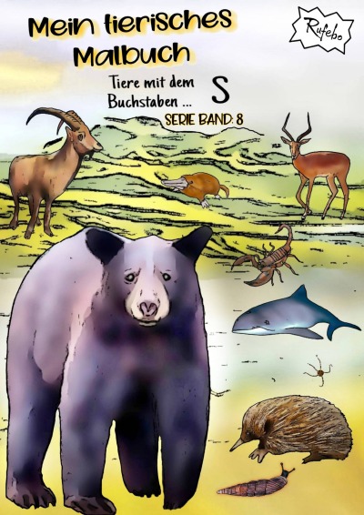 'Cover von Mein tierisches Malbuch'-Cover