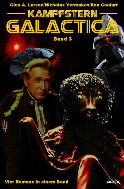 'Cover von KAMPFSTERN GALACTICA, BAND 3 – VIER ROMANE IN EINEM BAND'-Cover