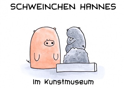 'Schweinchen Hannes im Kunstmuseum'-Cover