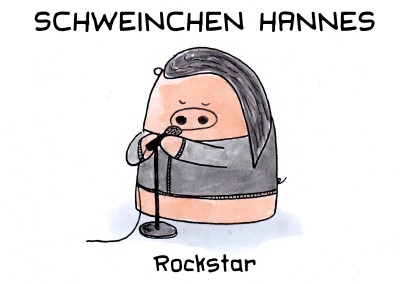 'Schweinchen Hannes – Rockstar'-Cover