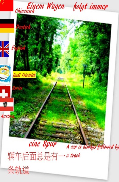 'Cover von Einem Wagen folgt immer eine Spur Chinesisch Deutsch  Englisch'-Cover