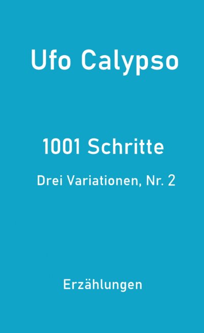 '1001 Schritte – Drei Variationen, Nr. 2'-Cover