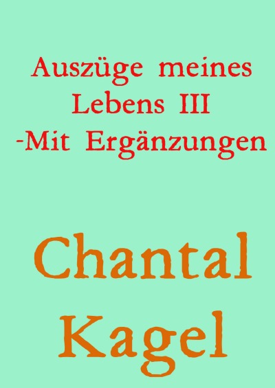 'Auszüge meines Lebens -3'-Cover