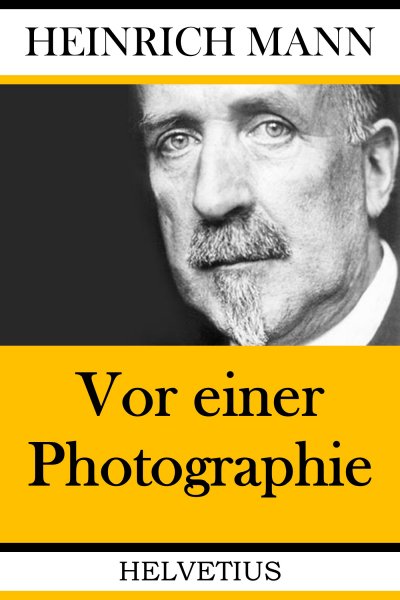 'Cover von Vor einer Photographie'-Cover