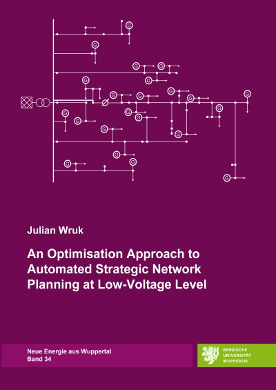 'Cover von An Optimisation Approach to Automated Strategic Network Planning at Low-Voltage Level'-Cover