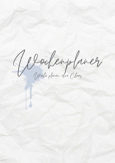 'Wochenplaner'-Cover