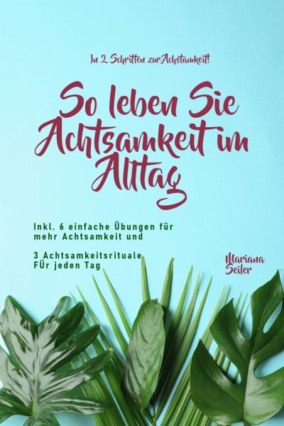 'Cover von Achtsamkeit: IN 2 SCHRITTEN ZUR ACHTSAMKEIT! So leben Sie Achtsamkeit im Alltag'-Cover