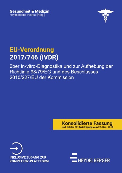 'EU-VERORDNUNG 2017/746 (IVDR)'-Cover
