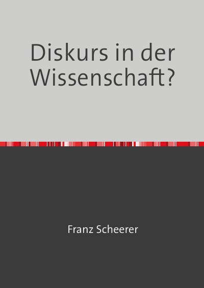 'Cover von Diskurs in der Wissenschaft?'-Cover