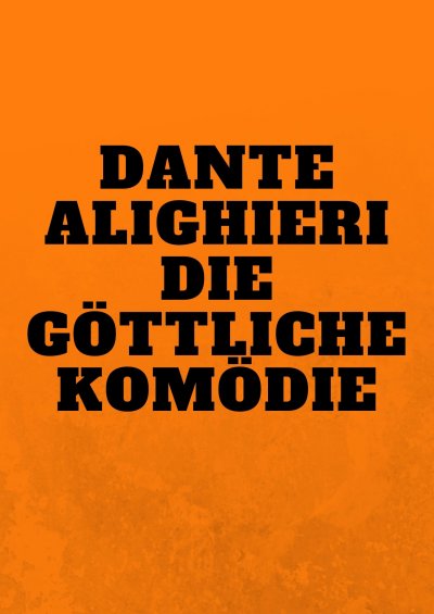 'Die Göttliche Komödie'-Cover