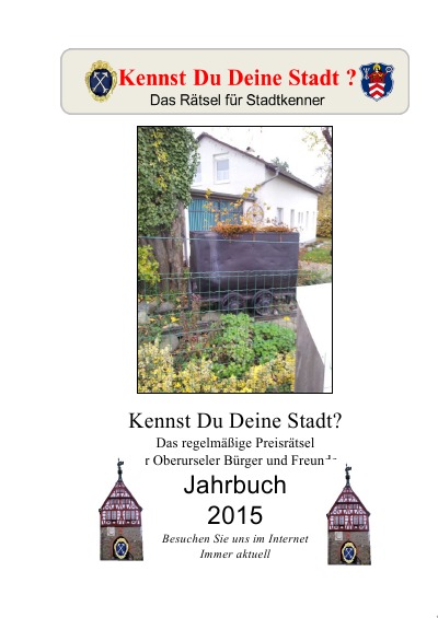 'Jahrbuch 2015, Kennstd Du Deine Stadt Oberursel'-Cover
