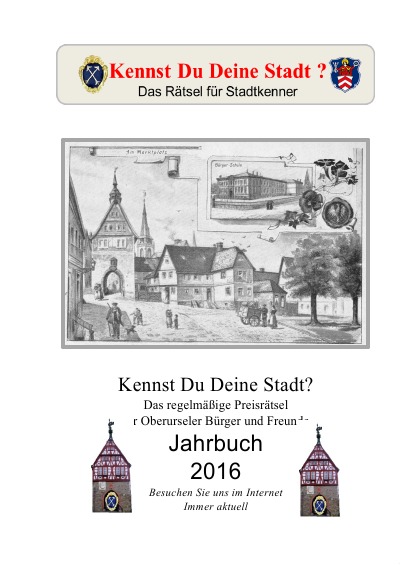 'Jahrbuch 2016, Kennstd Du Deine Stadt Oberursel'-Cover