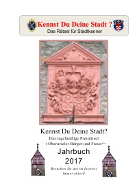 Jahrbuch 2017, Kennstd Du Deine Stadt Oberursel - Jahrbuch 2017 - Josef Friedrich, et al. et al., Hermann Schmidt