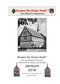 Jahrbuch 2018, Kennstd Du Deine Stadt Oberursel - Jahrbuch 2018 - Josef Friedrich, et al. et al., Hermann Schmidt