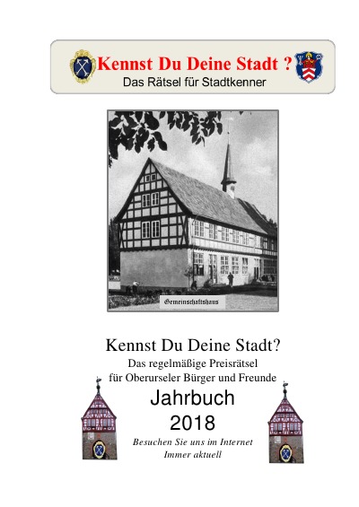 'Jahrbuch 2018, Kennstd Du Deine Stadt Oberursel'-Cover