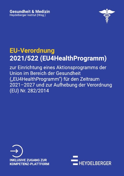 'Cover von EU-Verordnung 2021/522 (EU4HealthProgramm)'-Cover