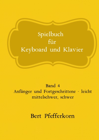 'Spielbuch für Keyboard und Klavier'-Cover