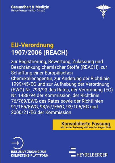 'EU-Verordnung 1907/2006 (REACH)'-Cover