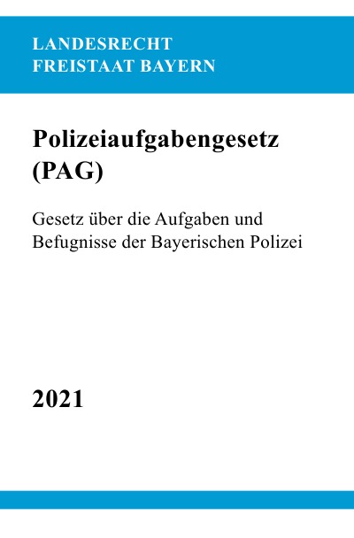 'Polizeiaufgabengesetz (PAG)'-Cover
