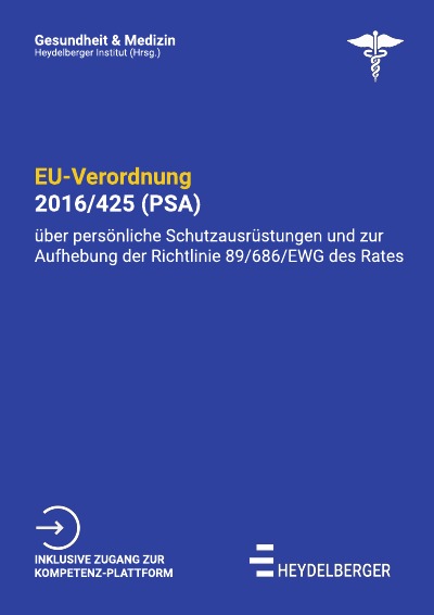 'EU-Verordnung 2016/425 (PSA)'-Cover