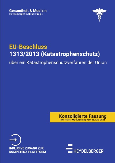 'EU-Beschluss 1313/2013 (Katastrophenschutz)'-Cover