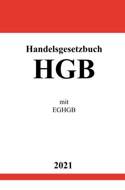 'Cover von Handelsgesetzbuch (HGB) mit EGHGB'-Cover