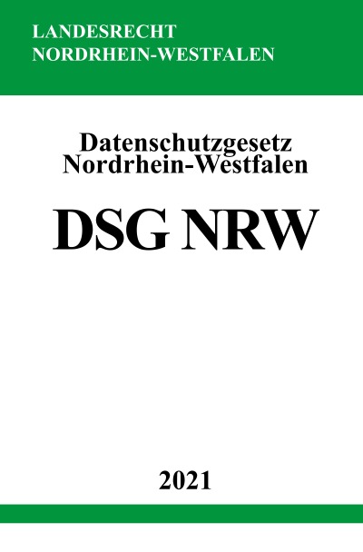 'Datenschutzgesetz Nordrhein-Westfalen (DSG NRW)'-Cover