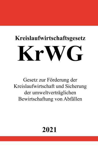 'Kreislaufwirtschaftsgesetz (KrWG)'-Cover