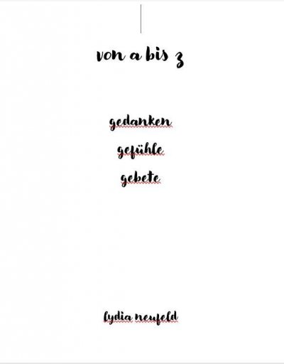 'Cover von von a bis z gedanken gefühle gebete'-Cover