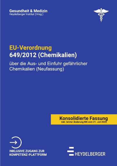 'EU-Verordnung 649/2012 (Chemikalien)'-Cover