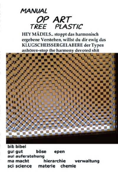 'OP art  tree plastic'-Cover