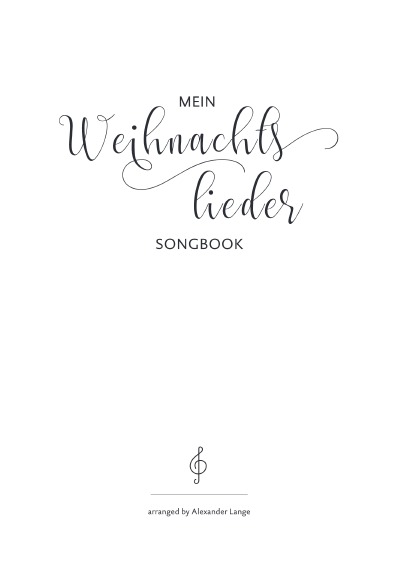 'Mein Weihnachtslieder Songbook'-Cover