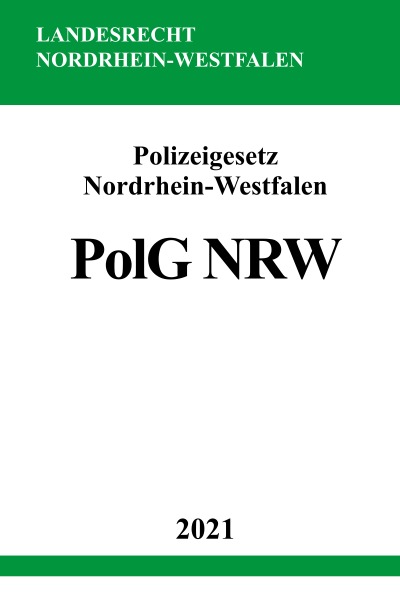 'Polizeigesetz Nordrhein-Westfalen (PolG NRW)'-Cover