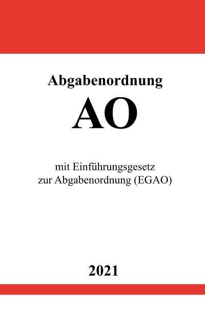 'Cover von Abgabenordnung (AO)'-Cover