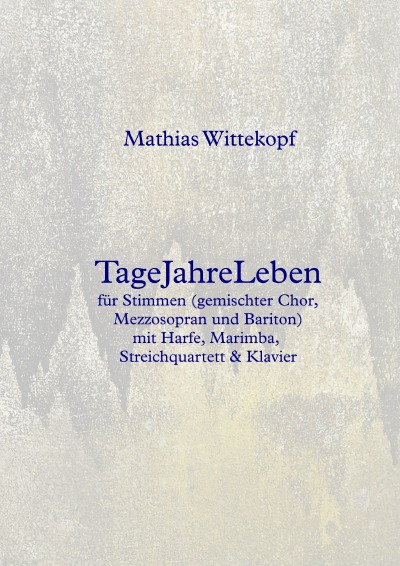 'TageJahreLeben'-Cover
