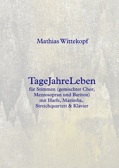 'Cover von TageJahreLeben'-Cover