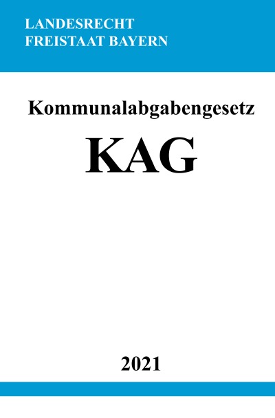 'Kommunalabgabengesetz (KAG)'-Cover