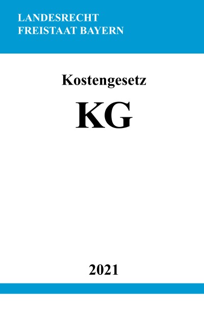 'Kostengesetz (KG)'-Cover