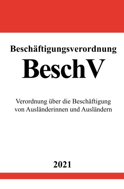 'Cover von Beschäftigungsverordnung (BeschV)'-Cover