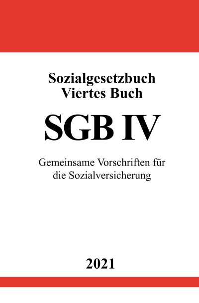 'Sozialgesetzbuch Viertes Buch (SGB IV)'-Cover