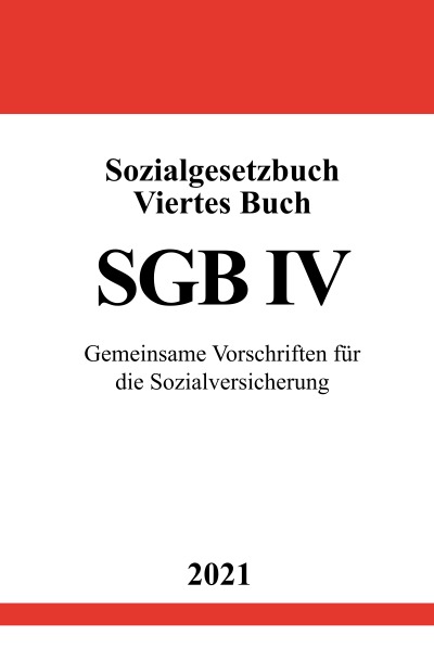 'Cover von Sozialgesetzbuch Viertes Buch (SGB IV)'-Cover
