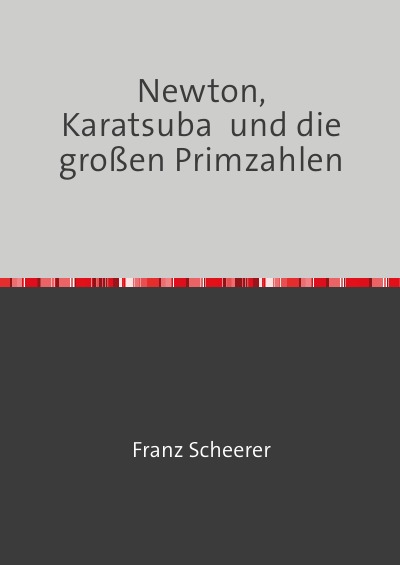 'Cover von Newton, Karatsuba  und die großen Primzahlen'-Cover