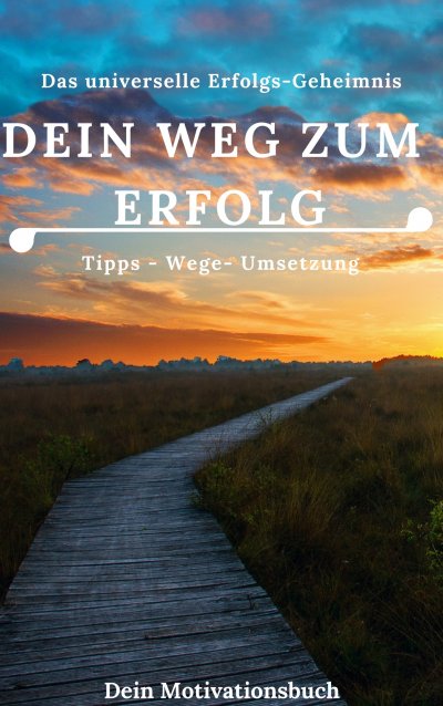 'Dein Weg zum Erfolg – Motivationsbuch'-Cover