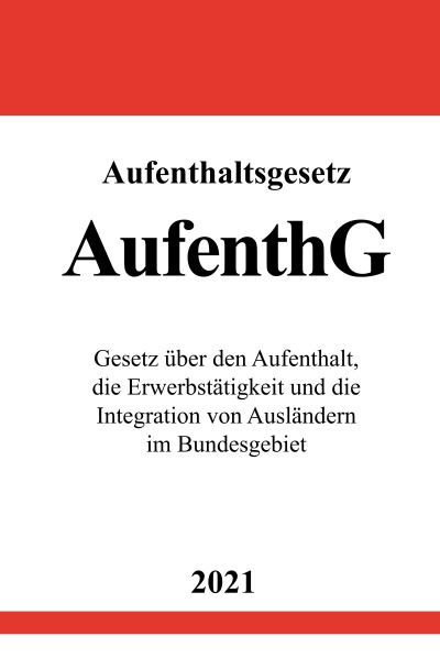 'Aufenthaltsgesetz (AufenthG)'-Cover