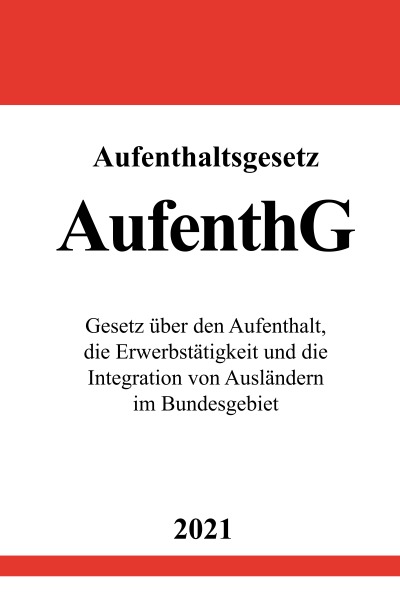 'Aufenthaltsgesetz (AufenthG)'-Cover