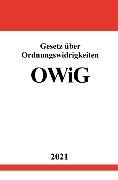 'Gesetz über Ordnungswidrigkeiten (OWiG)'-Cover